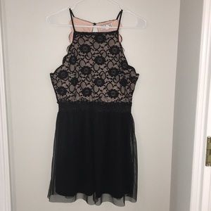 Black cocktail dress